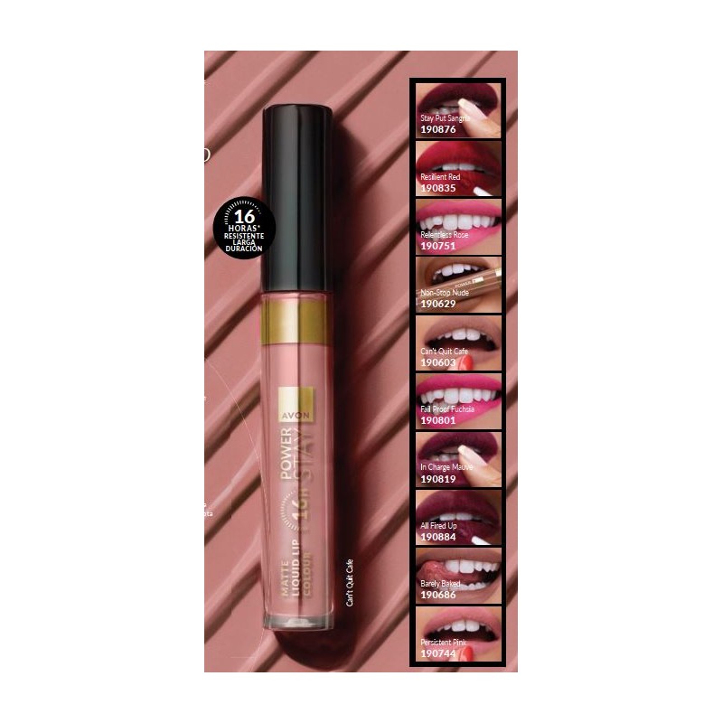 Labial Líquido Power Stay Avon